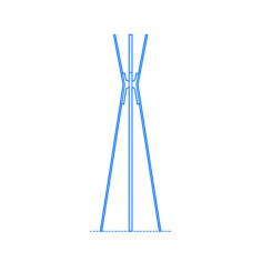 Furniture Coat Rack Hat Stand Splash Coat Rack Sketch Svg Vector, Free Vectors File